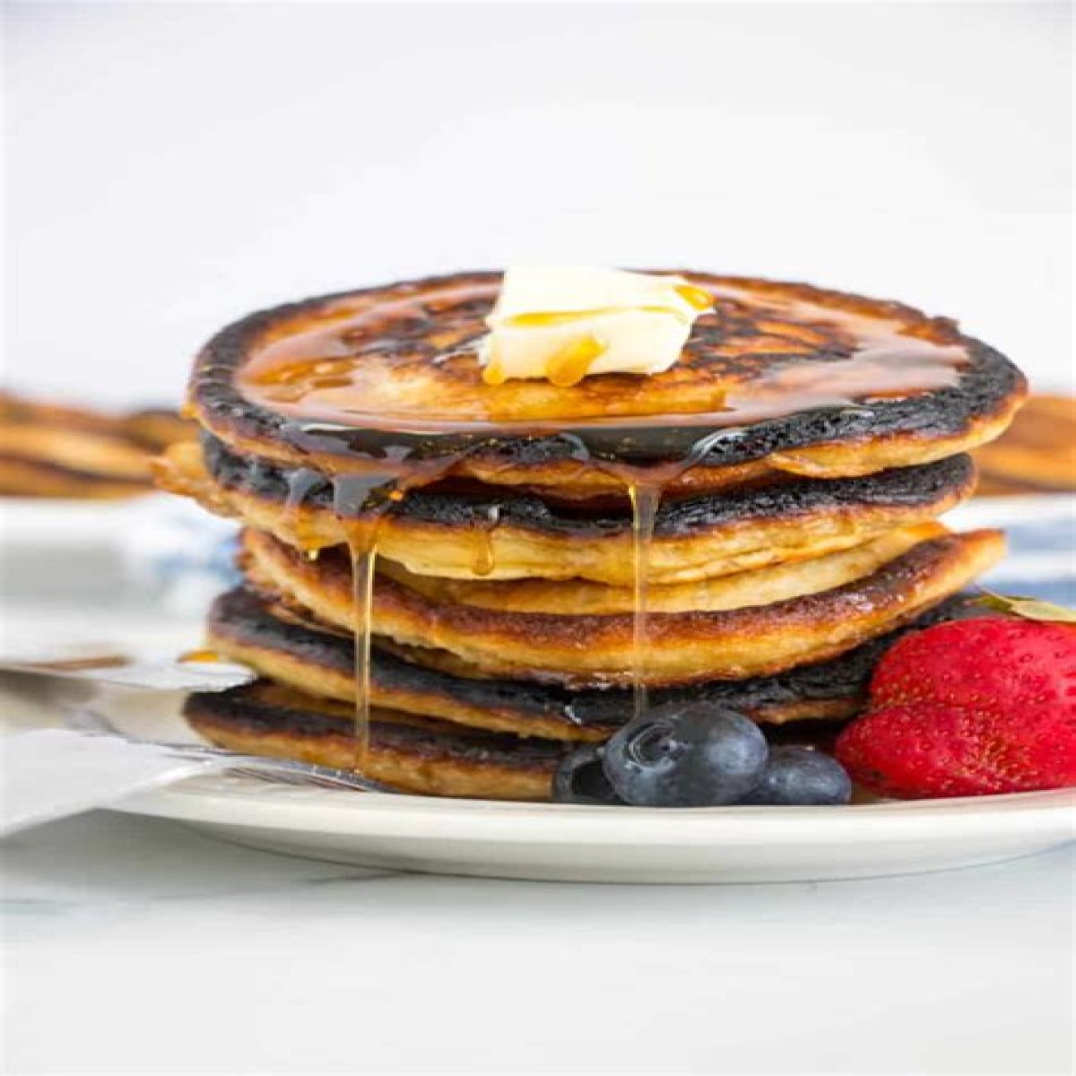___ as a pancake