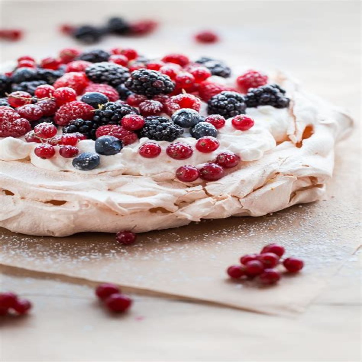 Desserts that might be filled with berries